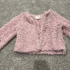 Girls warm fleece jacket
